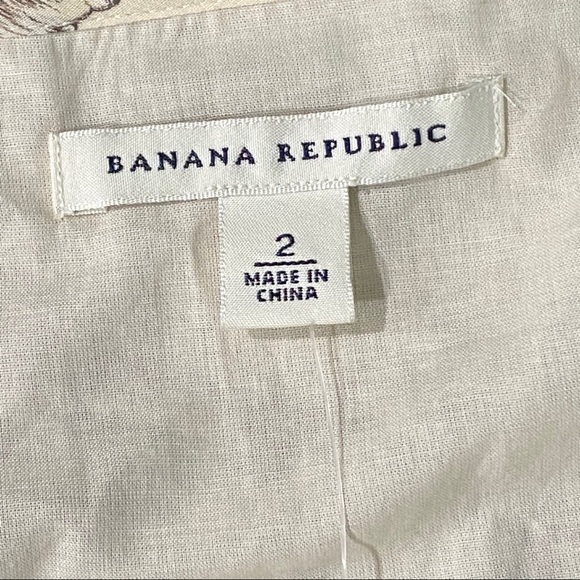 Banana Republic | Floral Tea Dress| Silk Blend Lined | Size 2 | NWT - Picture 10 of 16